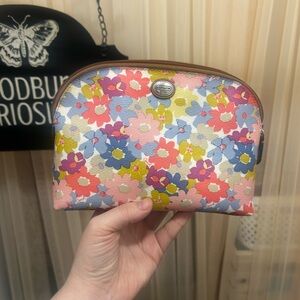 Coach Multicolor Floral Cosmetic Bag